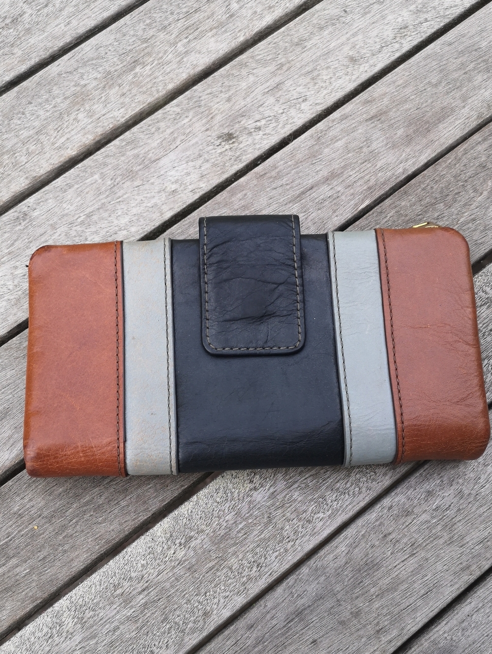Vintage Fossil leather wallet - Picture 2 of 13